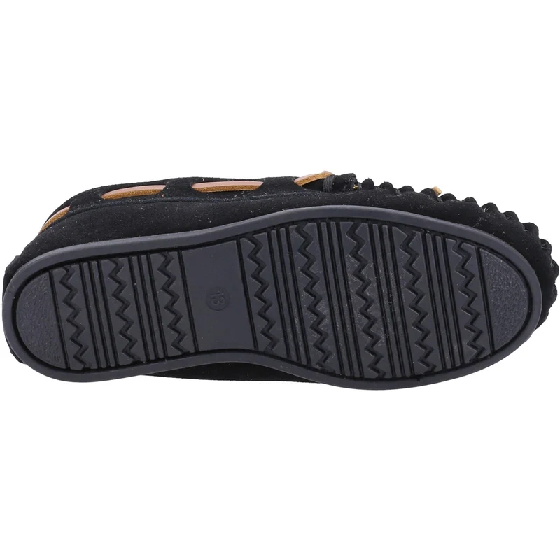 Hush Puppies Addison-Hausschuhe für Kinder – Schwarz