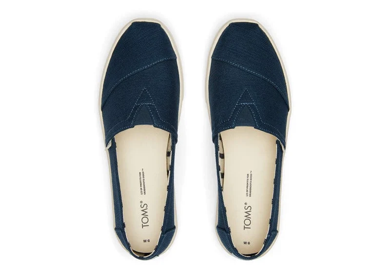 TOMS Damen Cupsole Alpargata Espadrille – Majolikablau