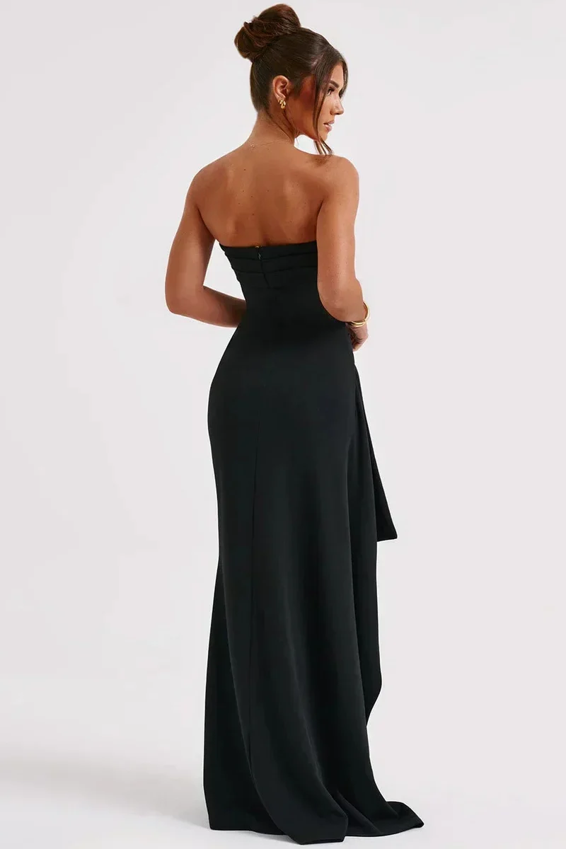 Abendkleid Mit Hohem Schlitz - Anna