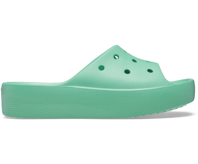 Crocs Klassische Unisex-Plateaurutsche – Jadestein