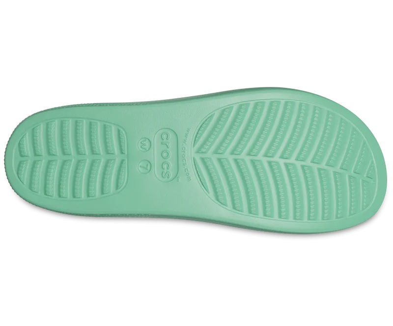 Crocs Klassische Unisex-Plateaurutsche – Jadestein