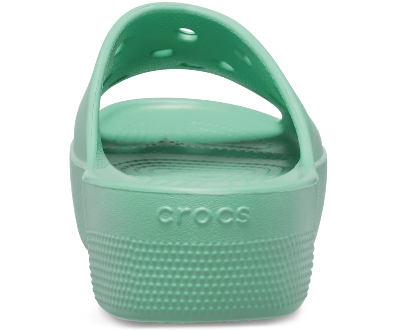 Crocs Klassische Unisex-Plateaurutsche – Jadestein
