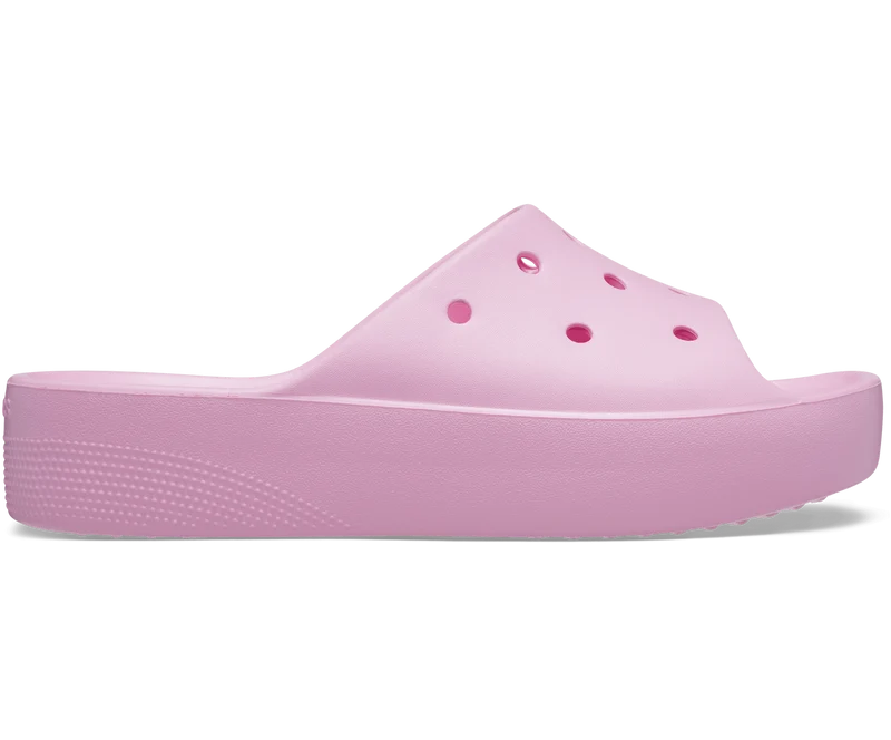 Crocs Klassische Unisex-Plateaurutsche – Flamingo