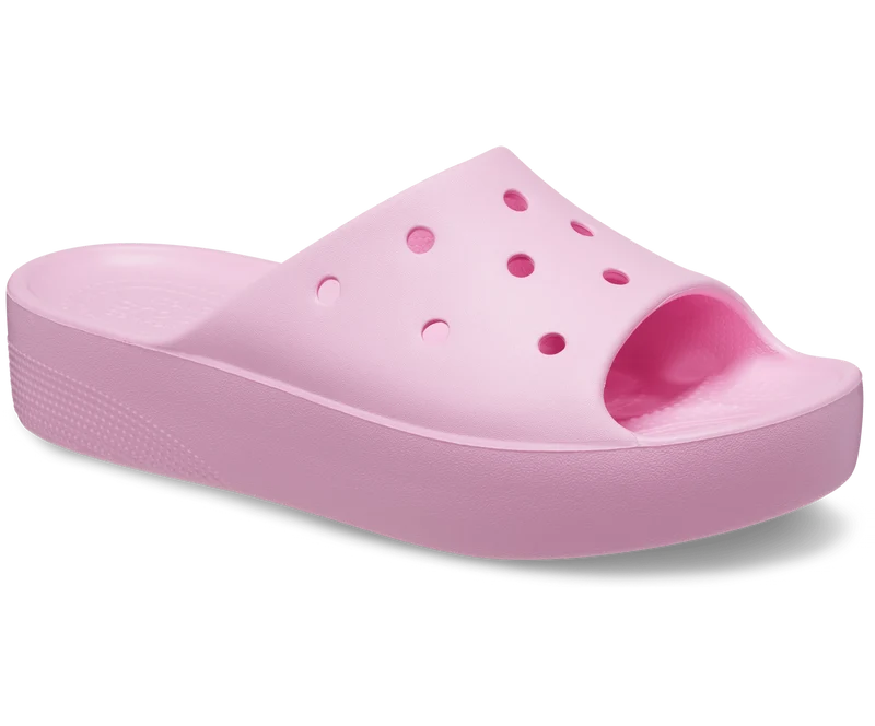Crocs Klassische Unisex-Plateaurutsche – Flamingo