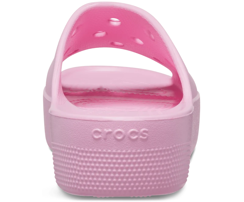 Crocs Klassische Unisex-Plateaurutsche – Flamingo