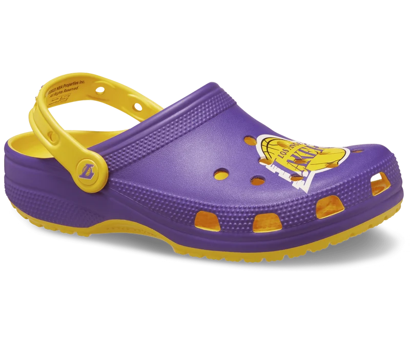 Crocs Unisex-Clog der Los Angeles Lakers – Sonnenblume