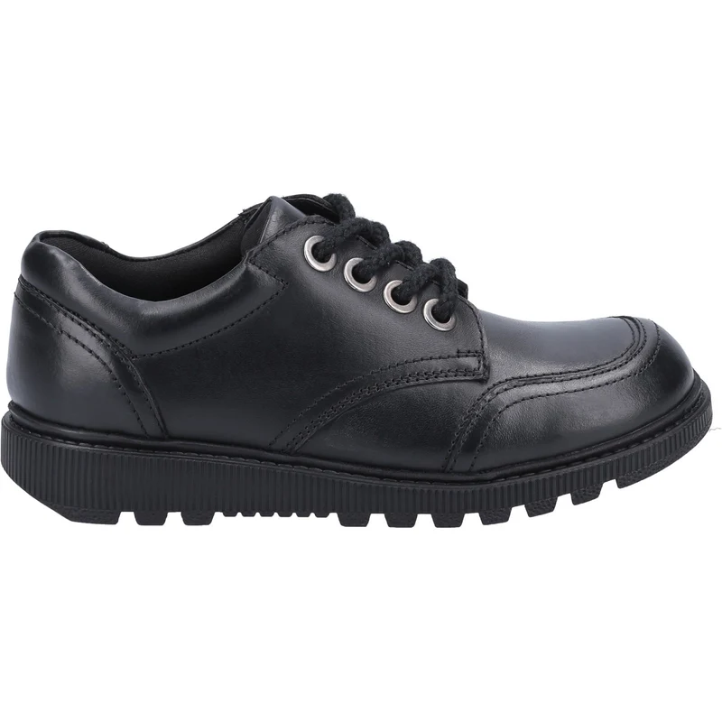 Hush Puppies Schulschuhe Kiera aus Leder für Mädchen – Schwarz