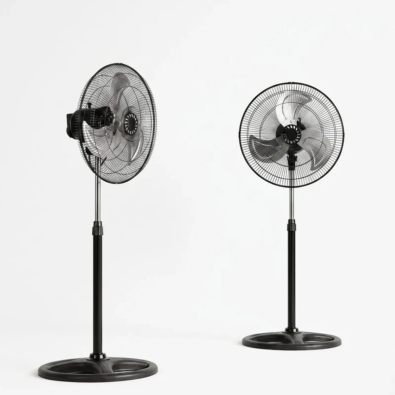 Höhenverstellbarer Standventilator Mit Drei Geschwindigkeiten Set - Breesia