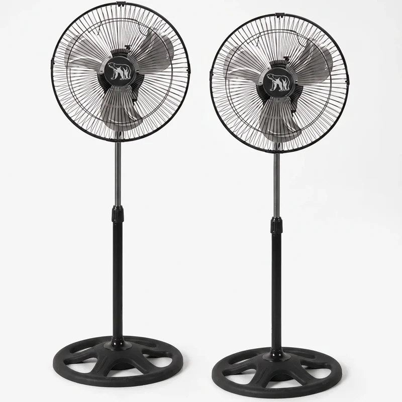 Höhenverstellbarer Standventilator Mit Drei Geschwindigkeiten Set - Breesia