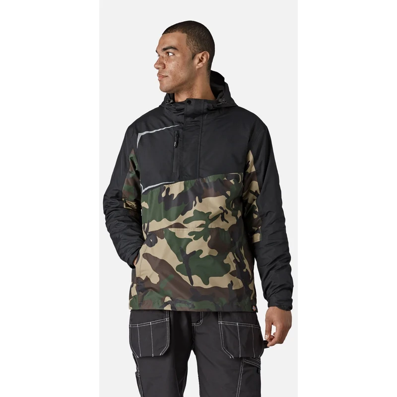 Dickies Wasserdichte Overhead-Jacke für Herren von Generation – Grün
