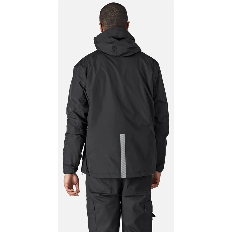 Dickies Wasserdichte Jacke zum Überziehen für Herren – Schwarz