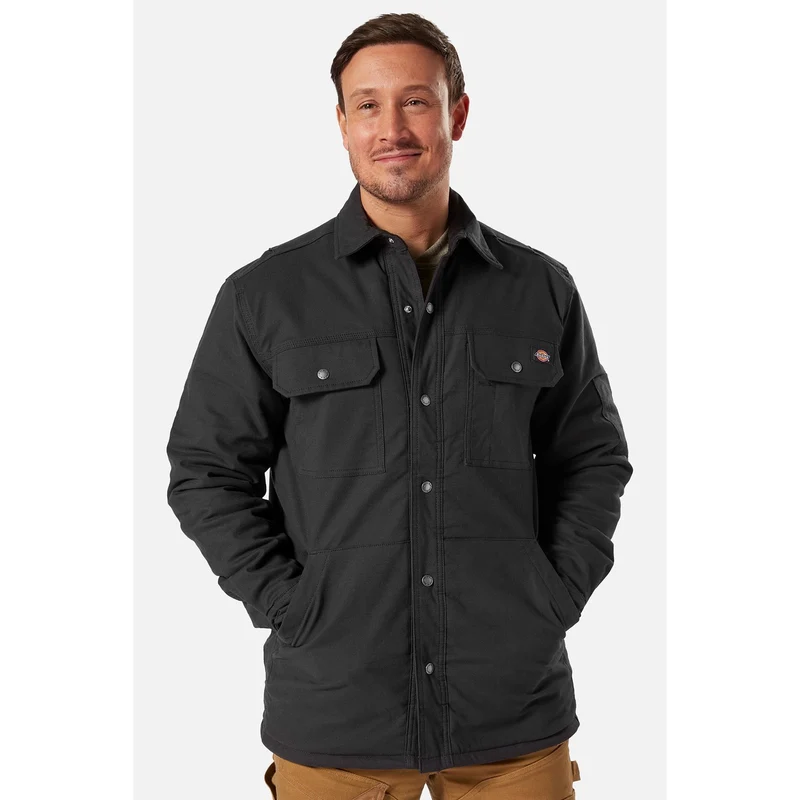 Dickies Herren Flex Duck Hemdjacke – Schwarz