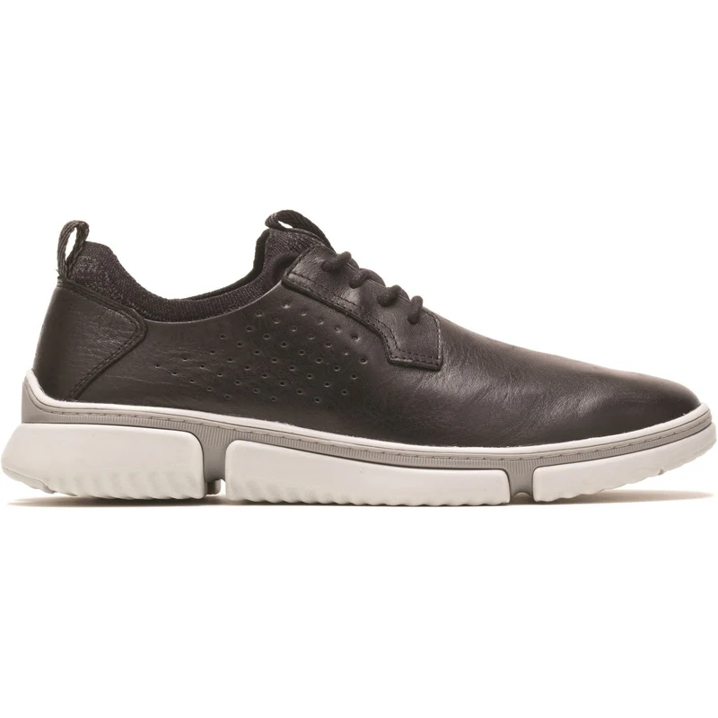 Hush Puppies Herren Bennet Oxford-Schuh aus Leder – Schwarz