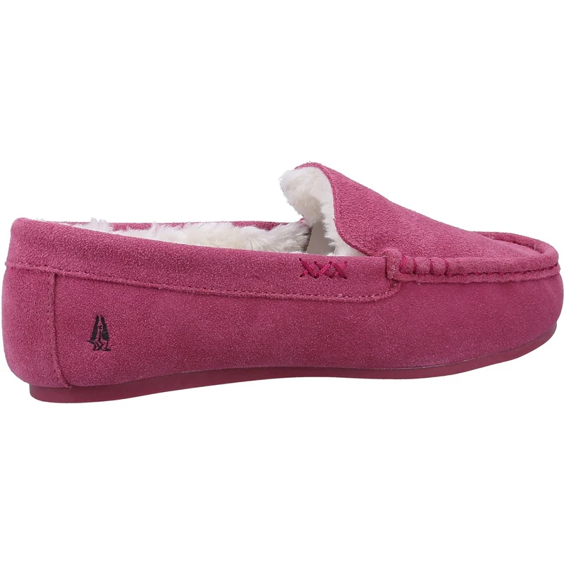 Hush Puppies Damen Annie Mokassin-Wildleder-Slipper – Rosa