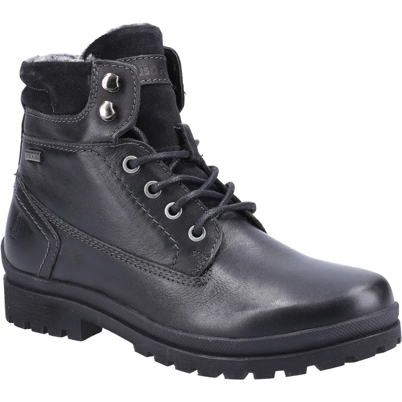 Hush Puppies Annay Mid-Stiefel für Damen – Schwarz