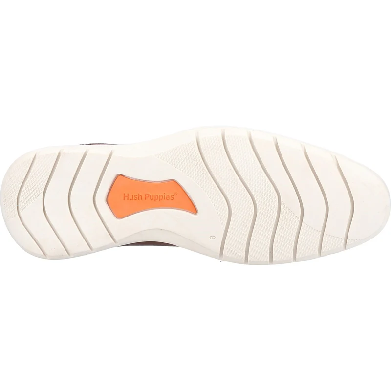 Hush Puppies Herren-Amos-Lederschuh – Hellbraun