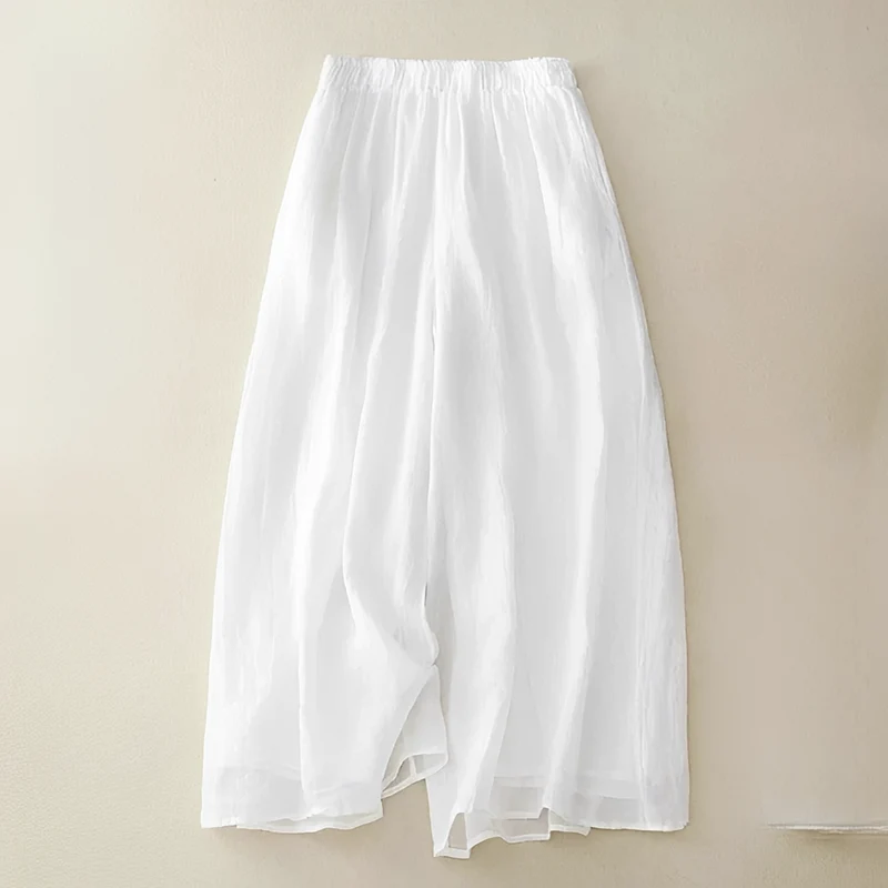 Zavina - Hose mit flexiblem Bund und weitem Schnitt