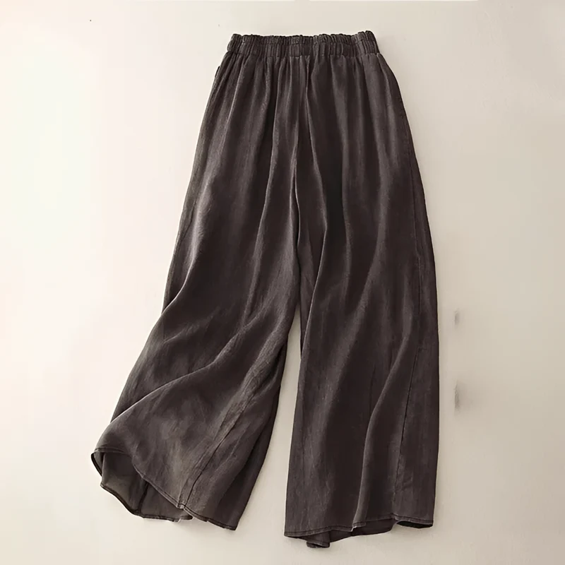 Zavina - Hose mit flexiblem Bund und weitem Schnitt