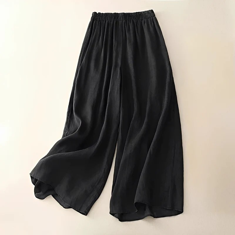 Zavina - Hose mit flexiblem Bund und weitem Schnitt