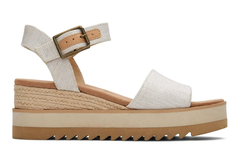 TOMS Damen-Diana-Keilsandale – Natur