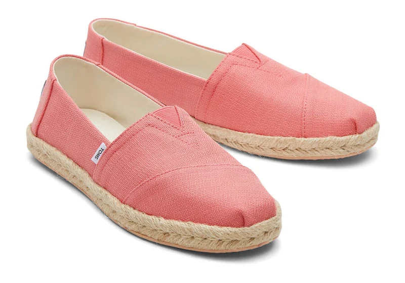 TOMS Damen Alpargata Eco Rope Espadrille – Pfirsich