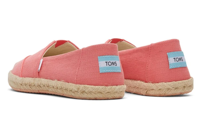 TOMS Damen Alpargata Eco Rope Espadrille – Pfirsich