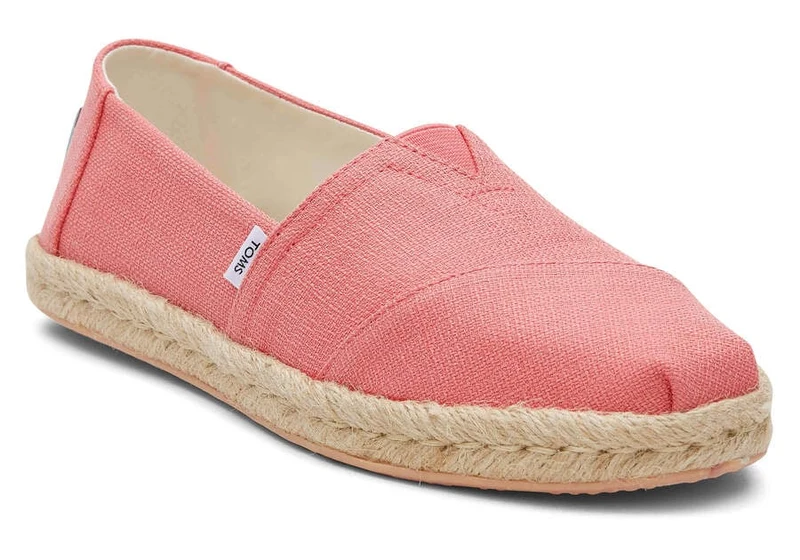TOMS Damen Alpargata Eco Rope Espadrille – Pfirsich