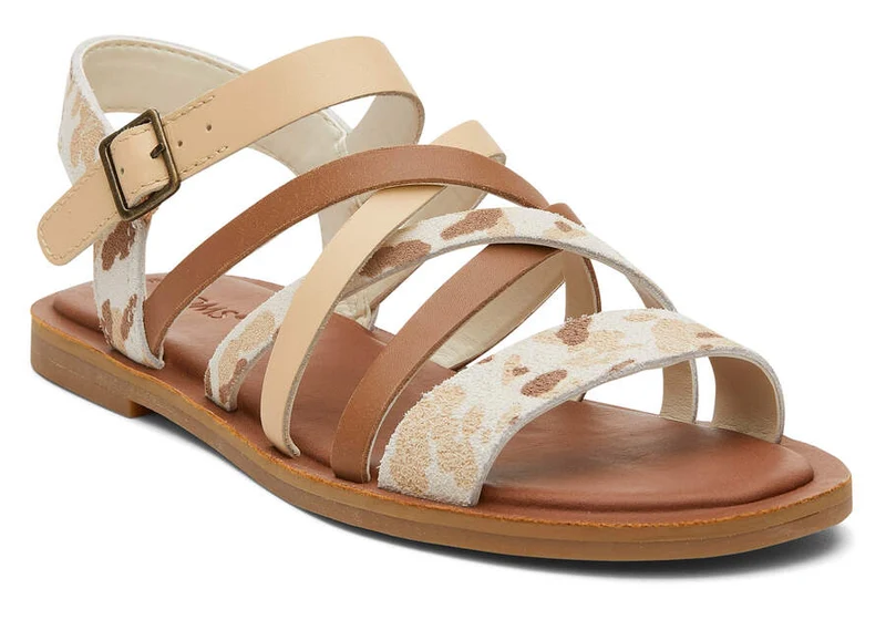 TOMS Sandale mit Sephina-Print für Damen – Beige