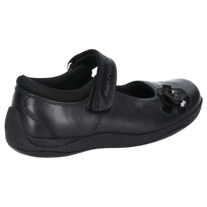Hush Puppies Schulschuhe „Jessica“ aus Leder für Mädchen – Schwarz