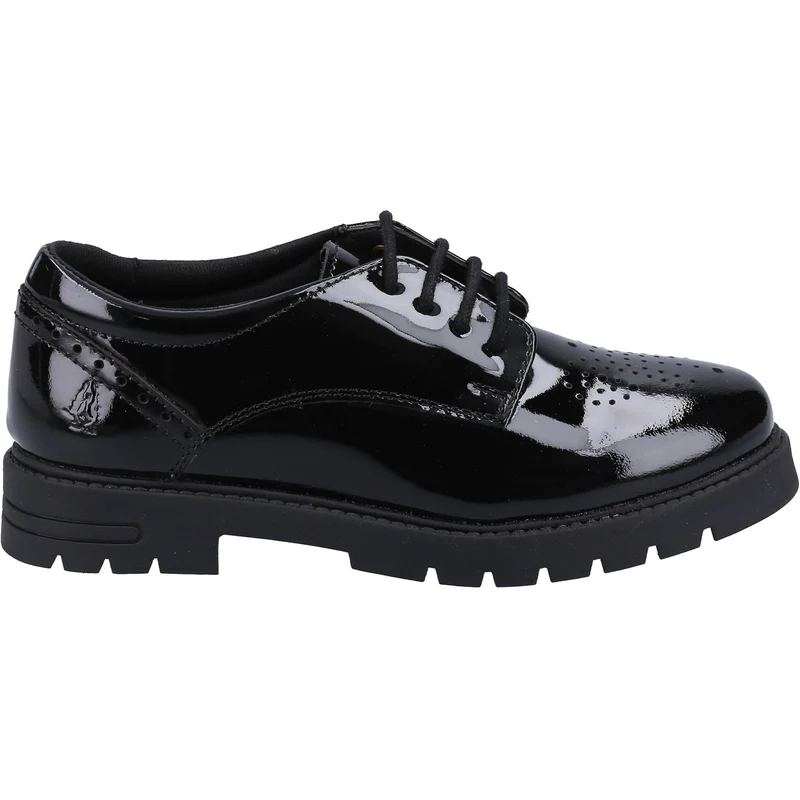 Hush Puppies Schulschuhe Jayne aus Lackleder für Mädchen – Schwarz