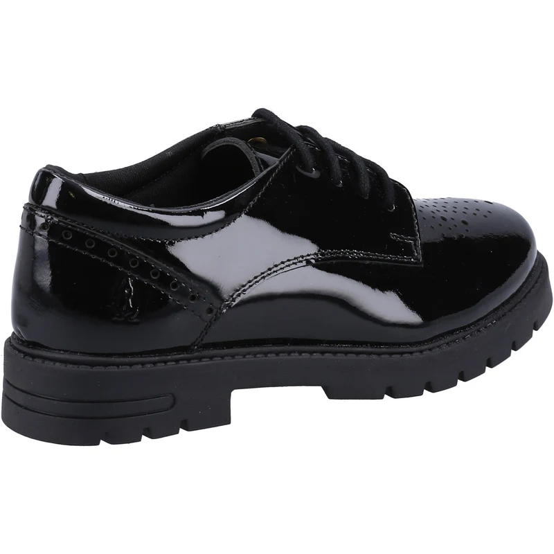 Hush Puppies Schulschuhe Jayne aus Lackleder für Mädchen – Schwarz