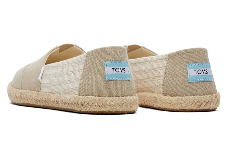 TOMS Alpargata Eco Espadrille aus recycelter Baumwolle für Damen – Natur