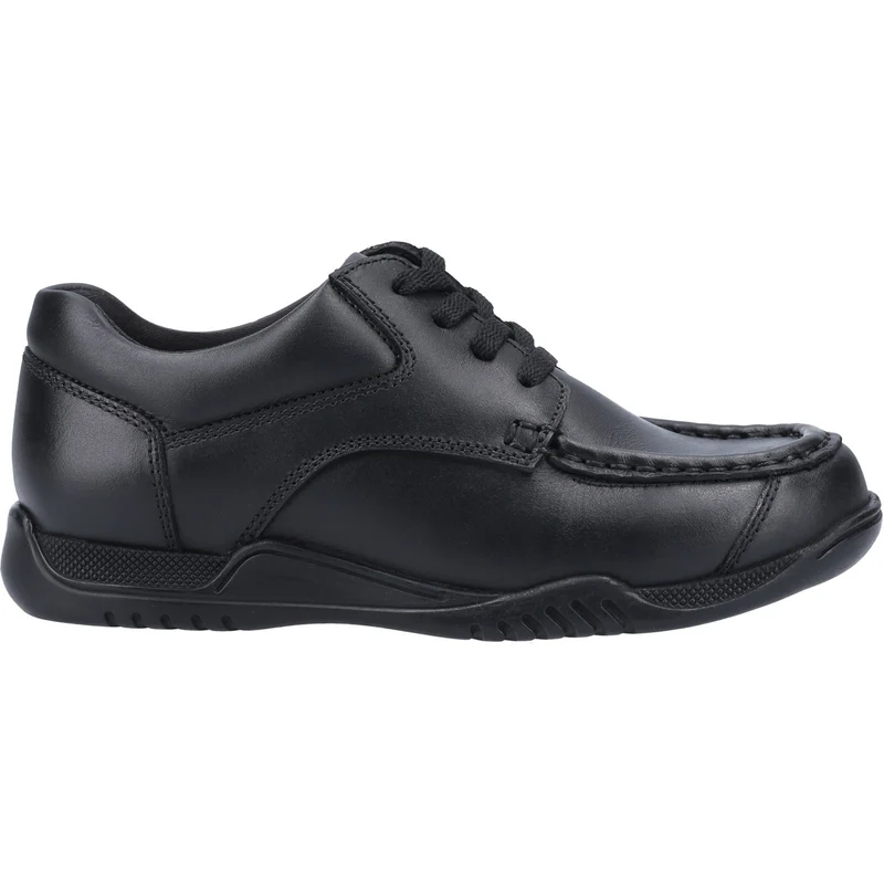 Hush Puppies Schulschuhe Hudson aus Leder für Jungen – Schwarz