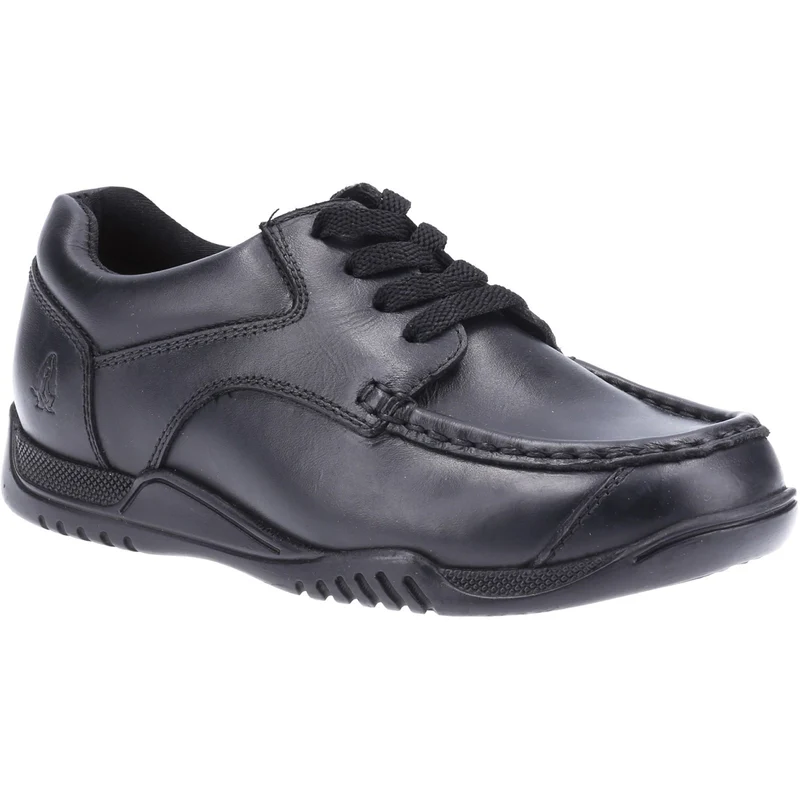 Hush Puppies Schulschuhe Hudson aus Leder für Jungen – Schwarz