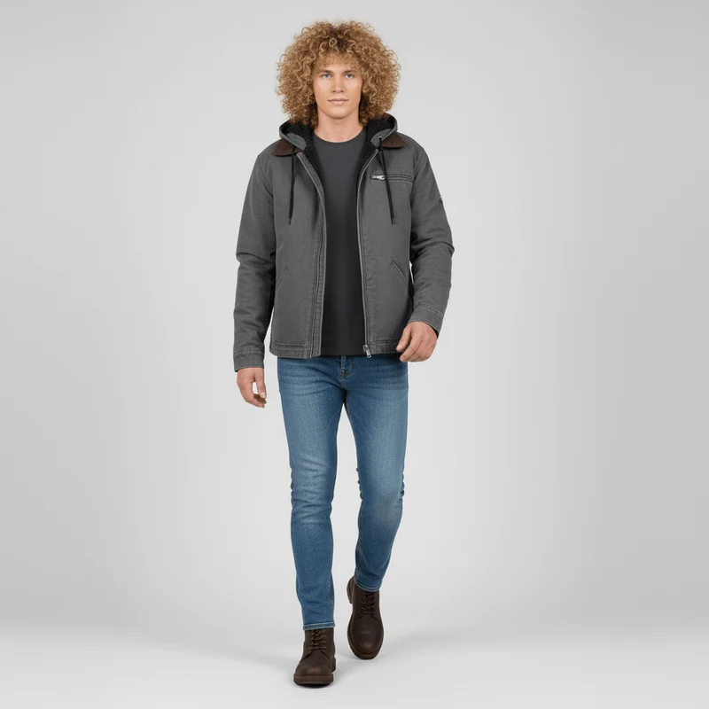 Lässige Kapuzenjacke Zum Layern - Yves