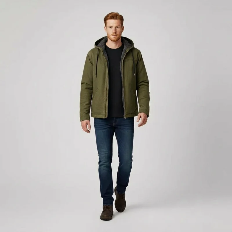 Lässige Kapuzenjacke Zum Layern - Yves