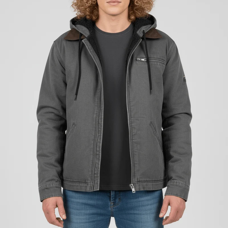 Lässige Kapuzenjacke Zum Layern - Yves