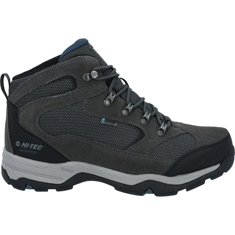 Hi-Tec Herren Storm Wide Fit Wildlederstiefel – Grau