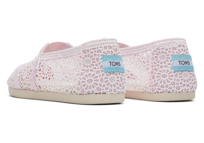 TOMS Marokkanische Alpargata-Häkel-Espadrille für Damen – Flieder