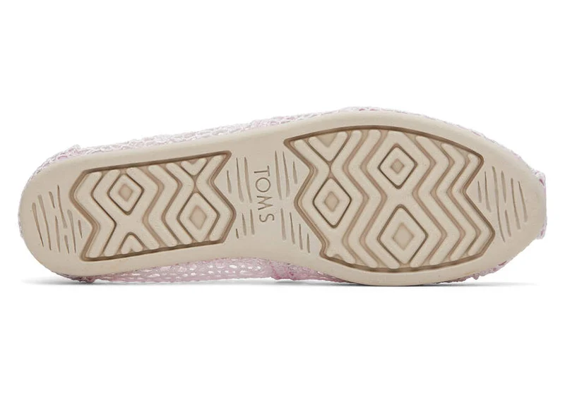 TOMS Marokkanische Alpargata-Häkel-Espadrille für Damen – Flieder