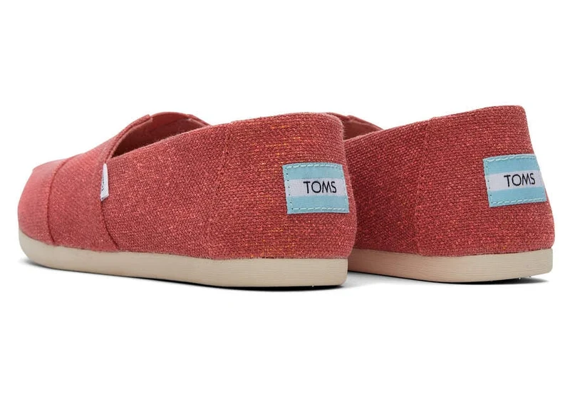 TOMS Alpargata Metallic-Leinen-Espadrille für Damen - Faded Rose