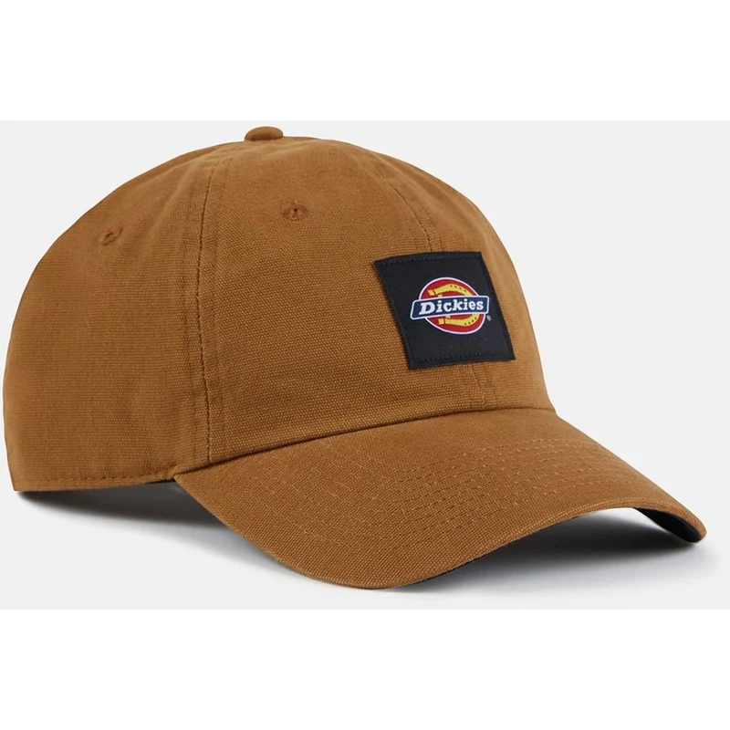 Dickies Unisex-Kappe aus gewaschenem Canvas – Braun