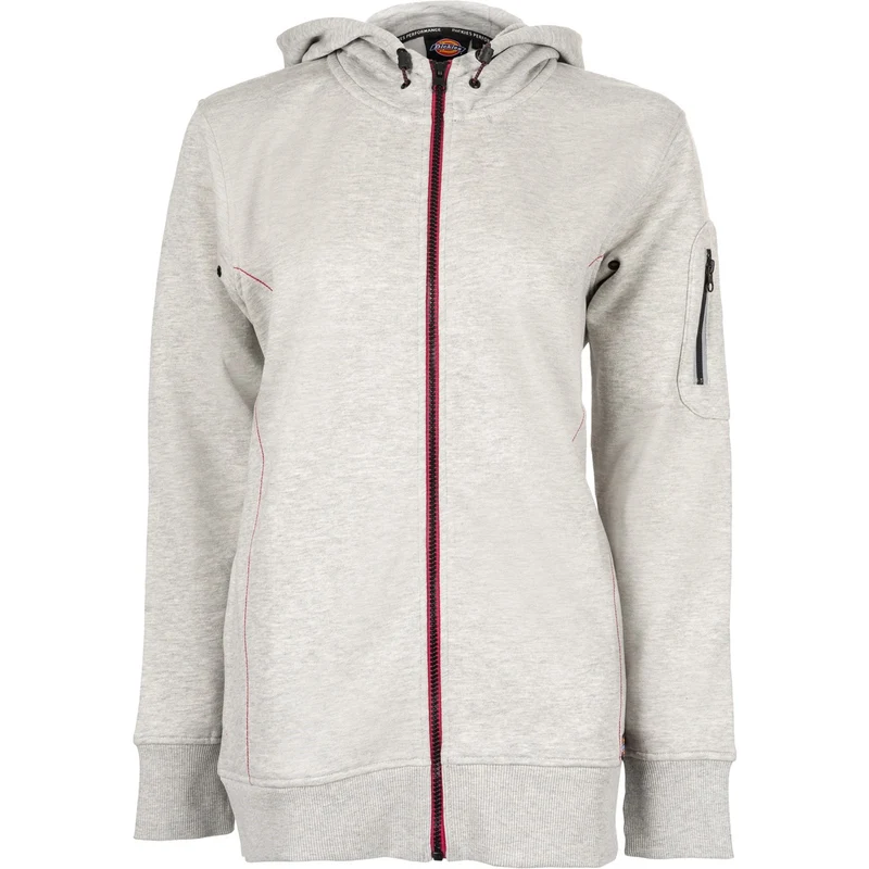 Dickies Performance-Hoodie für Damen – Grau