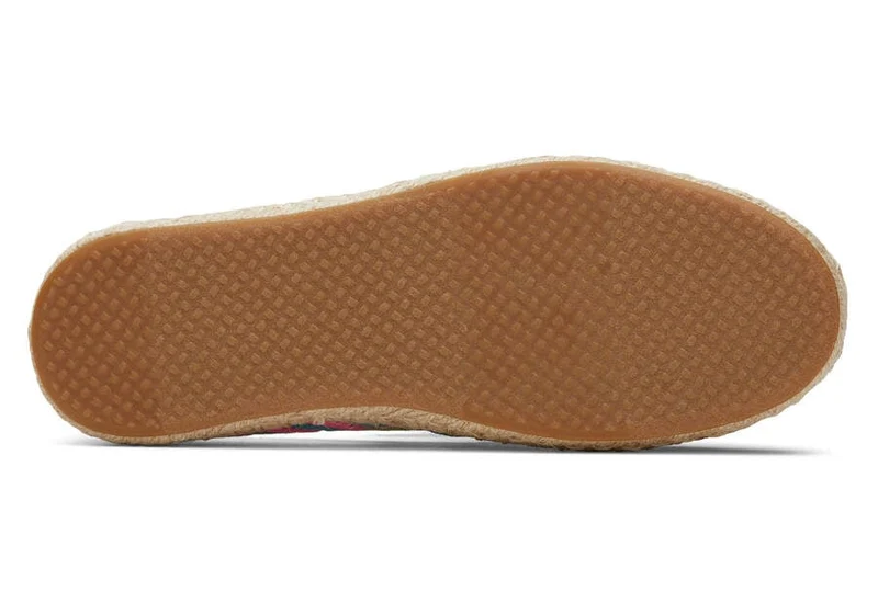 TOMS Damen Alpargata Global Jaquard Rope Espadrille – Rosa