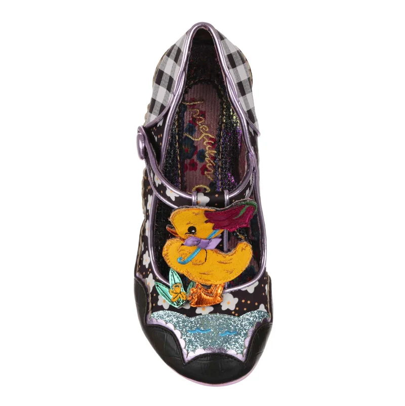 Irregular Choice Damen Duck You High Heel - Schwarz