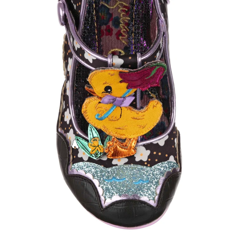 Irregular Choice Damen Duck You High Heel - Schwarz