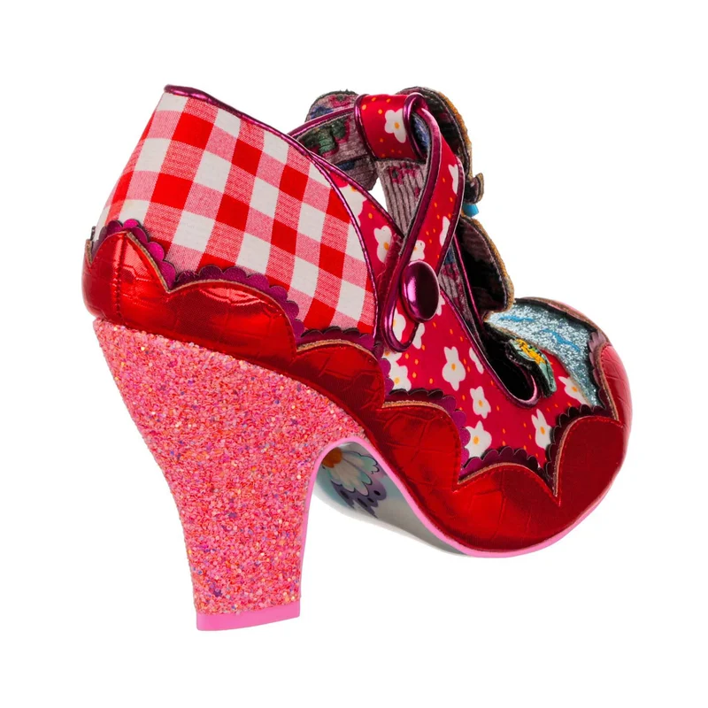 Irregular Choice Damen Duck You High Heel - Rot