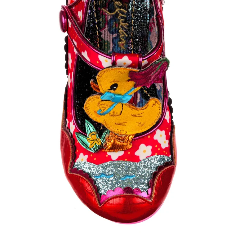 Irregular Choice Damen Duck You High Heel - Rot