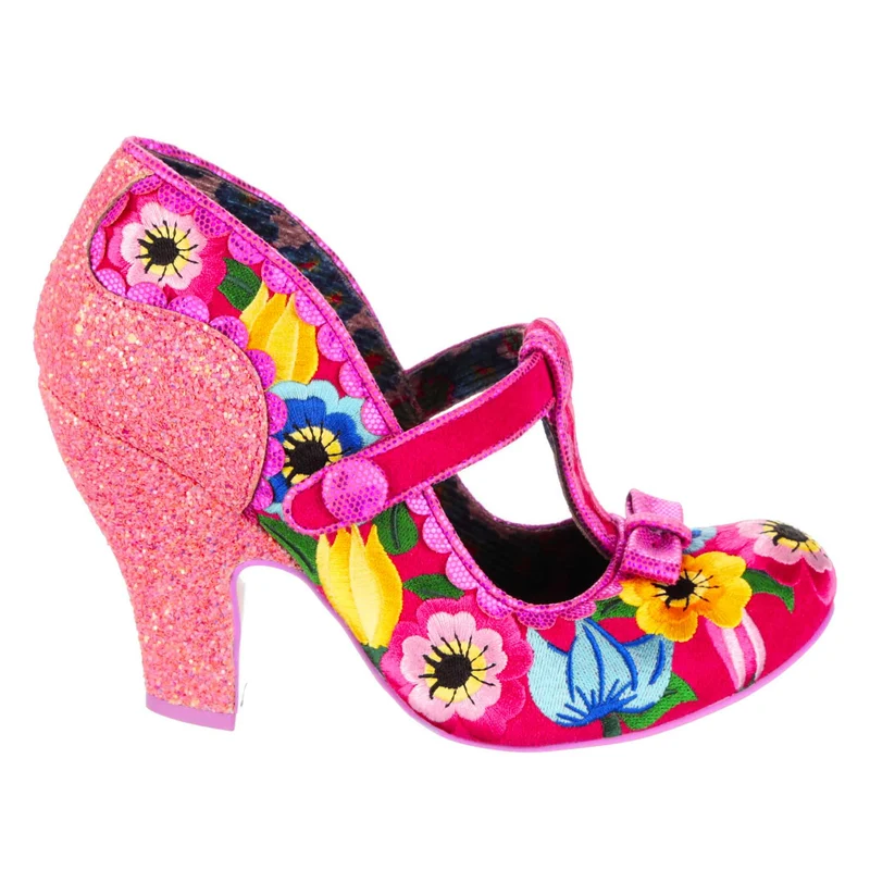 Irregular Choice Pretty Pansy High Heel für Damen – Blassrosa