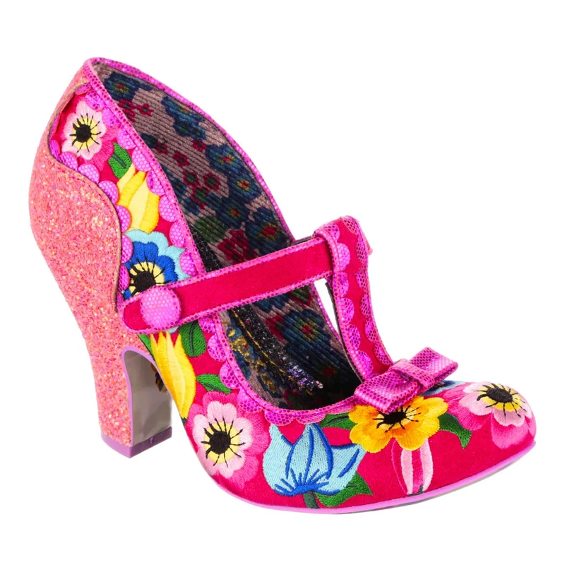 Irregular Choice Pretty Pansy High Heel für Damen – Blassrosa